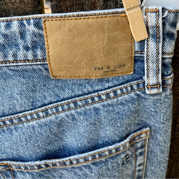 Rag & Bone Wm’s Nina High-Rise Ankle Cigarette Jean In Norwalk Wash Sz 28 - Picture 6 of 16
